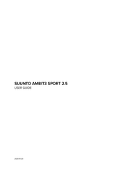 Suunto AMBIT3 SPORT 2.5 User Manual