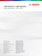 Bosch 1 687 023 823 Operating Instructions Manual