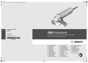 Bosch Professional GWS 12-125 CIEP Original Instructions Manual