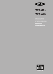 Me VDV-510.1 Operating Instructions Manual
