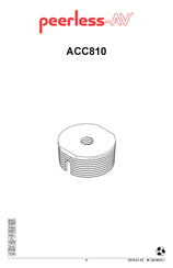 peerless-AV ACC810 Installation Instructions Manual