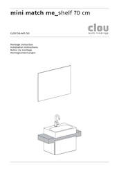 Clou mini match me CL/07.56.401.50 Installation Instructions Manual