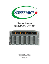 Supermicro SuperServer SYS-420GU-TNXR User Manual