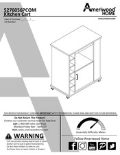 Ameriwood HOME 5276056PCOM Instruction Booklet