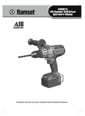 RAMSET CHDDR18 Operator's Manual