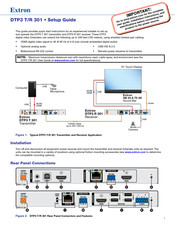Extron Electronics DTP3 T/R 301 Setup Manual