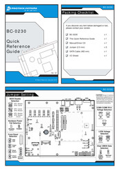 Protech Systems BC-0230 Quick Reference Manual