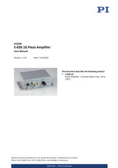 Physik Instrumente E-836.1G User Manual