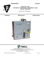 Powell POWLVAC 15PV63SASD Instructions Manual