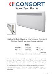 Consort PLE050 Installation & Control Manual