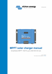 Victron energy SmartSolar MPPT 150/100 Series Manual