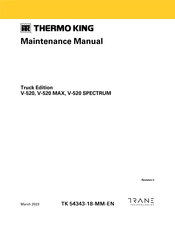 Thermo King V-520 SPECTRUM 10 Maintenance Manual
