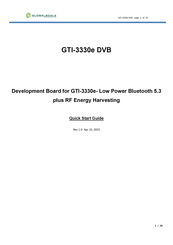 GlobalScale GTI-3330e DVB Quick Start Manual