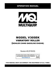 MULTIQUIP V305EK Operation Manual