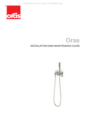 Oras 2290 Installation And Maintenance Manual
