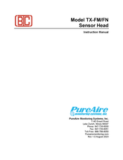 PureAire Monitoring Systems BC TX-FM Instruction Manual
