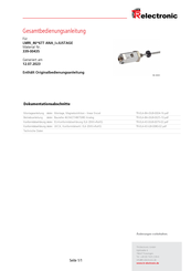 TR-Electronic LMRI-46-677 ANA-I+JUSTAGE Manual