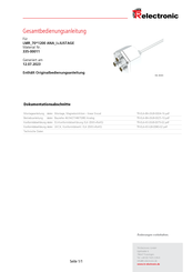TR-Electronic LMR-70-1200 ANA-I+JUSTAGE Manual