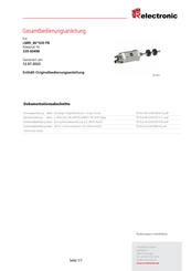 TR-Electronic LMRI-46-430 PB Manual