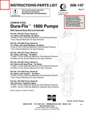 Graco 222891 Instructions-Parts List Manual