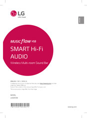 LG Music Flow HS8 LAS855M Manual