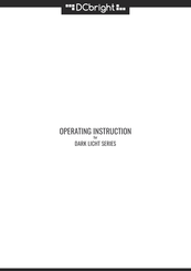 DCbright DL2-AC-800W-128 Operating Instructions Manual