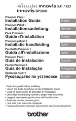 Brother Stellaire Innov-is XE1 Installation Manual