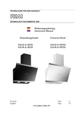 Pkm S33-60 A+BTH Instruction Manual