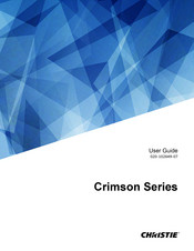 Christie Crimson Series User Manual