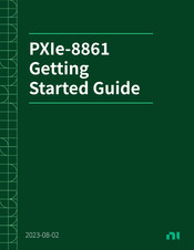 National Instruments PXIe-8861 Getting Started Manual