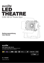 EuroLite LED Theatre COB 100 UV User Manual