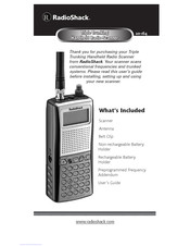 Radio Shack Pro-164 Manual