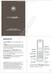 Motorola RAZR2 V9m Quick Start Manual