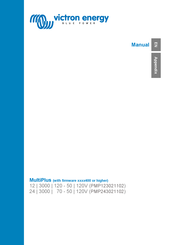 Victron energy MultiPlusPMP123021102 Manual