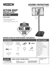 Lifetime ACTION GRIP 71546 Assembly Instructions Manual