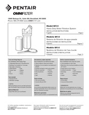 Pentair OMNIFILTER BF35 Manual