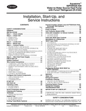Carrier Aquazone 50PSW025-420 Installation Instructions Manual
