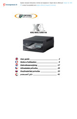 INFOSEC UPS SYSTEM X4 1000 RT 650 VA User Manual