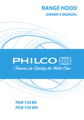Philco PEW 729 WR Owner's Manual