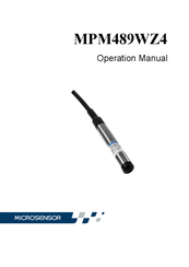 Microsensor MPM489WZ4 Operation Manual