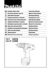 Makita 6327D Instruction Manual