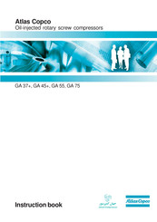 Atlas Copco GA 37+ Instruction Book