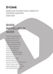 D-Link DWA-582 Installation Manual