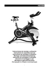 BH FITNESS H925BM Instructions For Assembly And Use