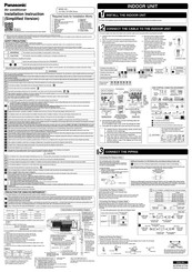 Panasonic CS-TZ60 Installation Instruction