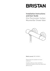 Bristan OR2 SHXSM C Installation Instructions And User Manual
