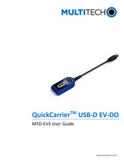 Multitech QuickCarrier MTD-EV3-N16 User Manual