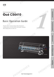 Oce CS6410 Basic Operation Manual