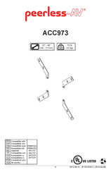 peerless-AV ACC973 Instructions Manual