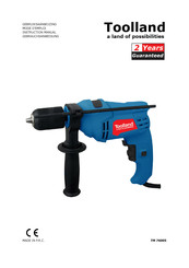 Toolland TM 76005 Instruction Manual